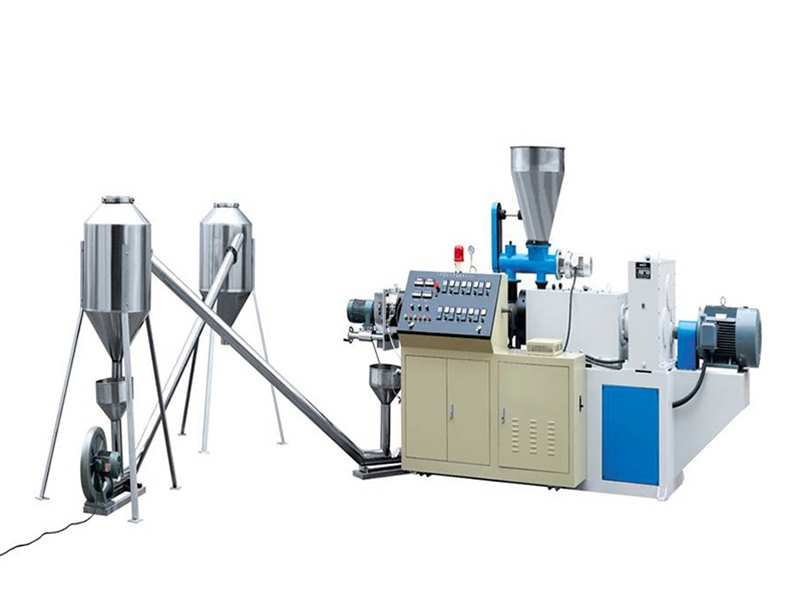 Plastic hot cutting granulation production line