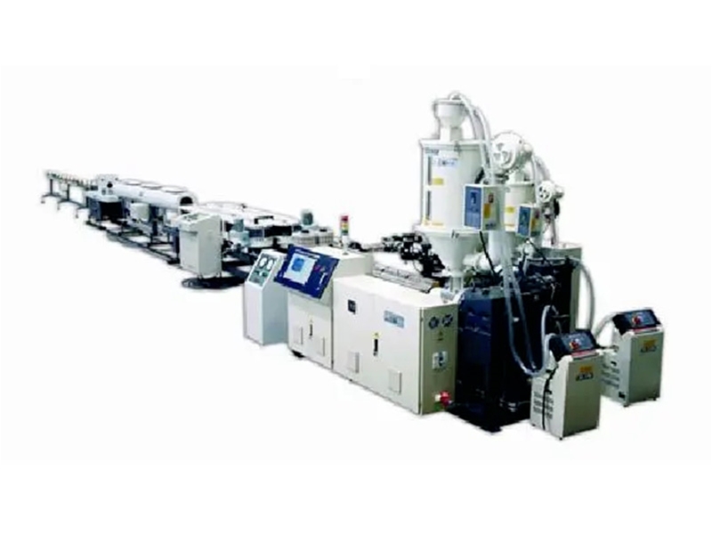 Double wall corrugated pipe production line